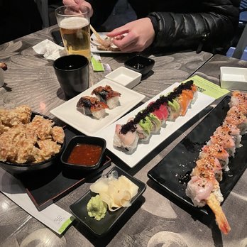 Moshi Moshi - Unagi Bomb, Tokyo Kara-age, Mini Rainbow Roll, Akasaka Nights - Sushi Bars Near Me - San Francisco, California Moshi Moshi - Unagi Bomb, Tokyo Kara-age, Mini Rainbow Roll, Akasaka Nights - Sushi Bars Near Me - San Francisco, California