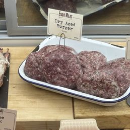 Dry, aged burger