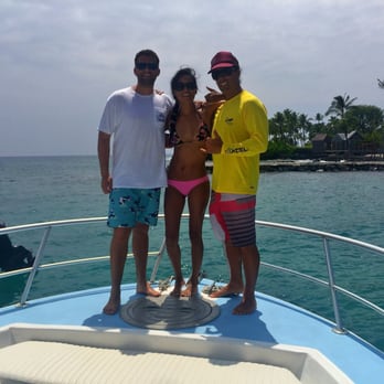 Jack's Diving Locker - Kawika (on the right) was our captain for the day 4/2016 - Snorkeling Near Me - Kailua-Kona, Hawaii