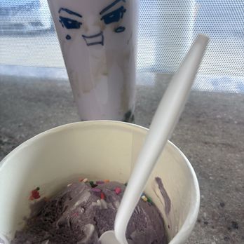 Sweet Me Up - My half eaten gelato and my boba drink - Bubble Tea Near Me - San Antonio, Texas