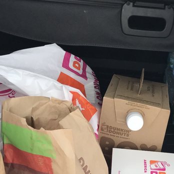 Dunkin' - the inside of the trunk of a car - Donuts Near Me - Lake City, Florida Dunkin' - the inside of the trunk of a car - Donuts Near Me - Lake City, Florida