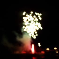 Feuerwerk über Holzminden