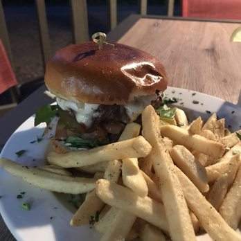 Cafe Benedict  - Zaina's Burger with jack cheese and the best fries in memory. Perfect, crispy, creamy and piping hot. - Breakfast & Brunch Near Me - Cotati, California