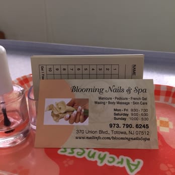 Blooming Nails & Spa - Contact info (they are no longer open on Sunday) - Nail Salons Near Me - Totowa, New Jersey