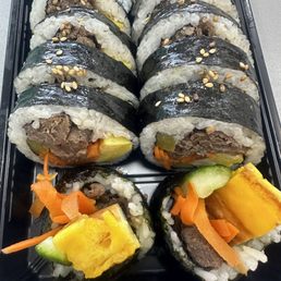 Beef Bulgogi Kimbap Beef Bulgogi Kimbap