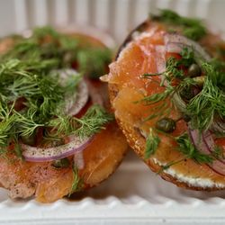 Apollo Bagels - Smoked Salmon bagel