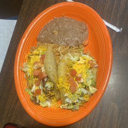 Puffy taco plate Puffy taco plate