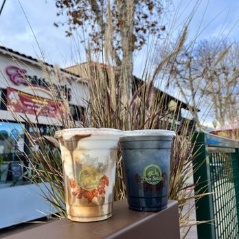 Phin Smith - coconut coffee ($5) & charcoal latte ($5) - Coffee & Tea Near Me - Garden Grove, California Phin Smith - coconut coffee ($5) & charcoal latte ($5) - Coffee & Tea Near Me - Garden Grove, California