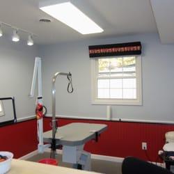 MuddyPaws Pet Spa - We use the "Groomers Helper" to keep your pet safe on the table.
