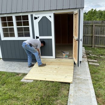 Westside sheds - Finishing up - Sheds & Outdoor Storage Near Me - Cincinnati, Ohio