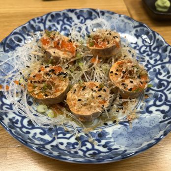 Hayashi Sushi - Monkfish liver (ankimo) - Sushi Bars Near Me - Half Moon Bay, California Hayashi Sushi - Monkfish liver (ankimo) - Sushi Bars Near Me - Half Moon Bay, California