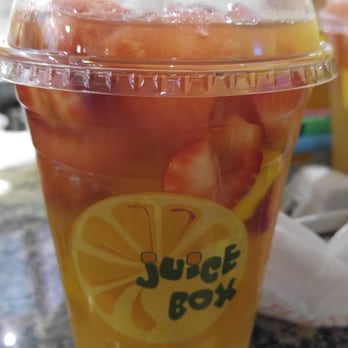 Juicy Box - Fruit tea with strawberries, mango, and watermelon!! - Taiwanese Near Me - Houston, Texas Juicy Box - Fruit tea with strawberries, mango, and watermelon!! - Taiwanese Near Me - Houston, Texas