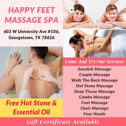 Happy Feet Massage Spa - Check out our services and benefits