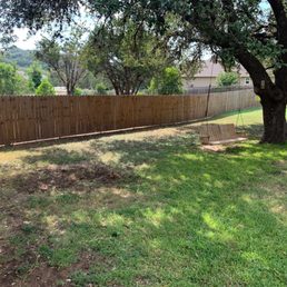 This is area they dug up for me. They made sure area is as clean. Holes are also covered properly.