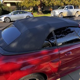 My new top for my mustang, my old one was leaking water and during the rain it was getting in my car.