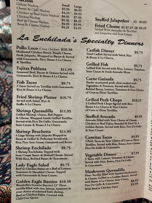 Menu photo 4 La Enchilada Woodville, TX Menu photo 4 La Enchilada Woodville, TX