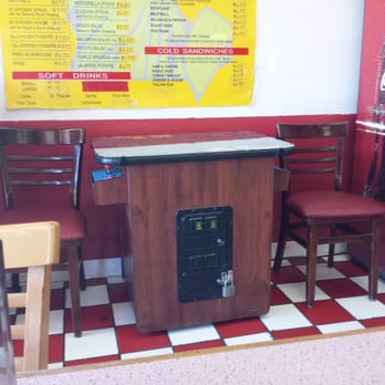 Tony's Pizza - The old time game machine. 25 cents for a game. I used to see these at the old dine - in Pizza Huts. It advertises Ms. Pac-Man! - Pizza Near Me - Boulder City, Nevada Tony's Pizza - The old time game machine. 25 cents for a game. I used to see these at the old dine - in Pizza Huts. It advertises Ms. Pac-Man! - Pizza Near Me - Boulder City, Nevada