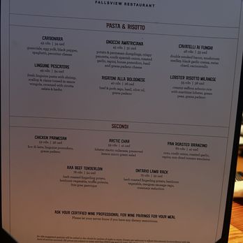 Massimo's Italian Fallsview Restaurant - Menu - Italian Near Me - Niagara Falls, Ontario