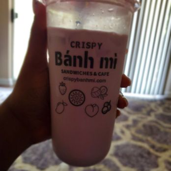 Crispy Banh Mi - Large Taro Milk Tea - Desserts Near Me - Charlotte, North Carolina