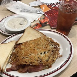 a plate of food on a table