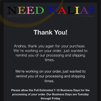 Need Nalia? - Accessories Near Me - Columbia, South Carolina Need Nalia? - Accessories Near Me - Columbia, South Carolina