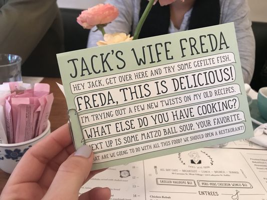Menu photo 4 Jack's Wife Freda New York, NY Menu photo 4 Jack's Wife Freda New York, NY