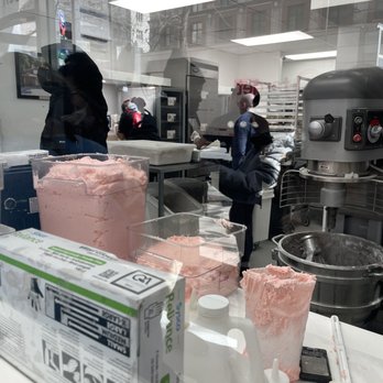 Crumbl - Upper East Side - Pink icing for sugar cookies - Bakeries Near Me - New York, New York Crumbl - Upper East Side - Pink icing for sugar cookies - Bakeries Near Me - New York, New York