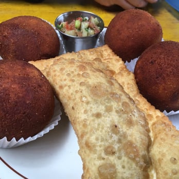 Cafe Brasil - Coxinhas and mixto pastel - Brazilian Near Me - Los Angeles, California