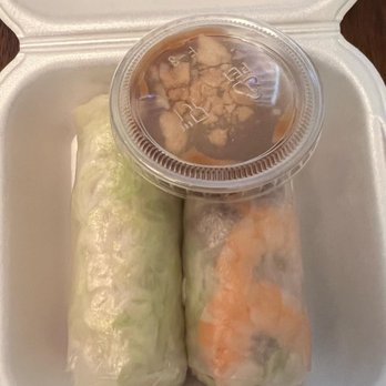 Pho Viet Augusta - Summer rolls. Always crisp and tastes fresh - Vietnamese Near Me - Augusta, Georgia