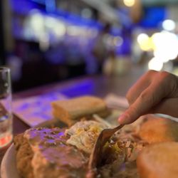 The Oxford Saloon - Chicken fried steak special with spicy gravy (A MUST)