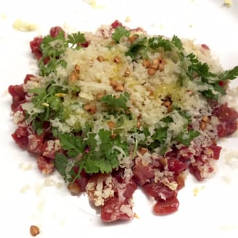 Wildair - Beef Tartare, Smoked Cheddar, Chestnut - New American Near Me - New York, New York Wildair - Beef Tartare, Smoked Cheddar, Chestnut - New American Near Me - New York, New York