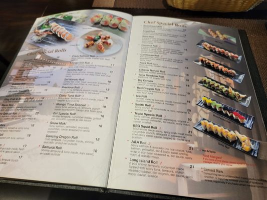Menu photo 1 A & A Sushi House Hauppauge, NY