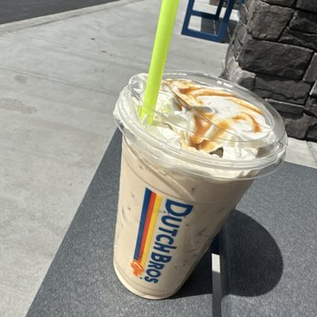 Dutch Bros Coffee - Golden eagle chai (iced) - Delicious!! - Juice Bars & Smoothies Near Me - Barstow, California
