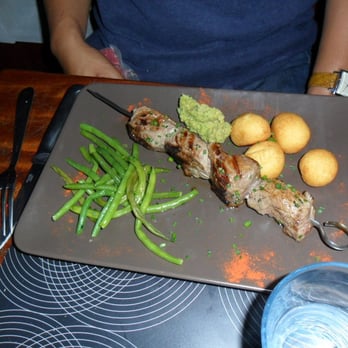 La Preuve par Neuf - Steak kabob -- good, but steak in the U.S. is better (duh)! - French Near Me - Paris, 75