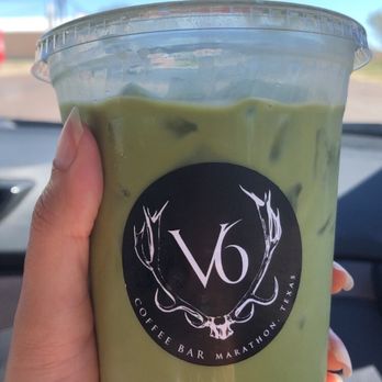 V6 Coffee Bar - Matcha latte - Coffee & Tea Near Me - Marathon, Texas