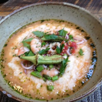 Husk - shrimp and octopus grits - Southern Near Me - Nashville, Tennessee