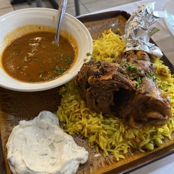 Yahya's Mediterranean Grill & Pastries - Lamb Shank / Lamb Kabsa - Mediterranean Near Me - Denver, Colorado Yahya's Mediterranean Grill & Pastries - Lamb Shank / Lamb Kabsa - Mediterranean Near Me - Denver, Colorado