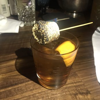 Conspiracy - Campfire Old Fashioned - Cocktail Bars Near Me - Middletown, Connecticut