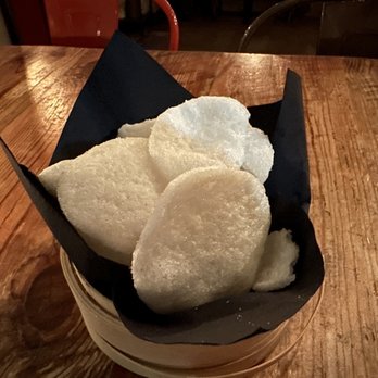 Bida Manda - Complimentary shrimp chips - Laotian Near Me - Raleigh, North Carolina