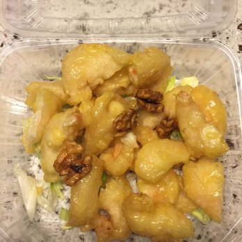 New Wing Fat - Honey walnut shrimp. Standard. Flour wasn't cooked all the way. I had to microwave it - Chinese Near Me - San Mateo, California