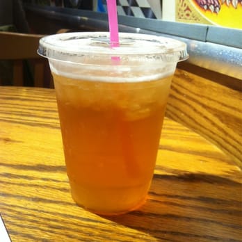 Caffe Amouri - A nice, hand shaken, iced lemon ginger rooibos tea - unsweetened. - Coffee & Tea Near Me - Vienna, Virginia