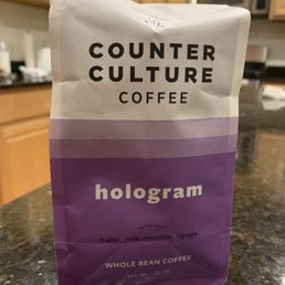 a bag of coffee