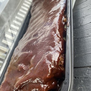 Jack Ruby’s Barbecue Company - full slab of ribs w/ spicy bbq sauce - Barbeque Near Me - Delaware, Ohio
