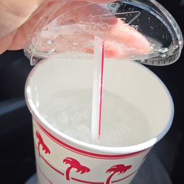 It's a Large cup just not gonna fill it up, but you can still pay extra. It's a Large cup just not gonna fill it up, but you can still pay extra.
