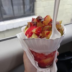 Crazy About Mangonadas - Small mango and white lime picadilly with sweet chamoy.