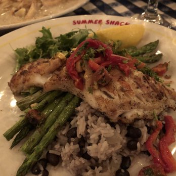 Summer Shack - Boston - Roasted sea Whole Roasted Local Black Sea Bass - Seafood Near Me - Boston, Massachusetts