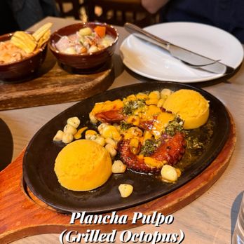 Pisco y Nazca Ceviche Gastrobar - Plancha Pulpo - Peruvian Near Me - Washington, DC, District of Columbia