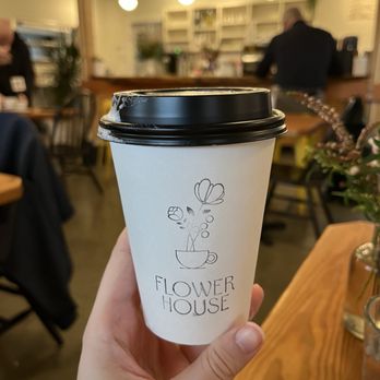 Flower House Cafe - Cappuccino - New American Near Me - Langley, Washington