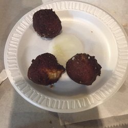 Buck's Dairy Quick - What do you think my review should be after having been served these hush puppies?