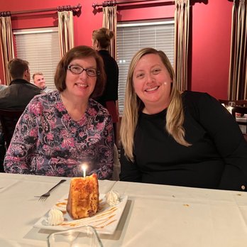 1776 Steakhouse - Mom and sister enjoying the birthday treat! - Steakhouses Near Me - Rehoboth Beach, Delaware